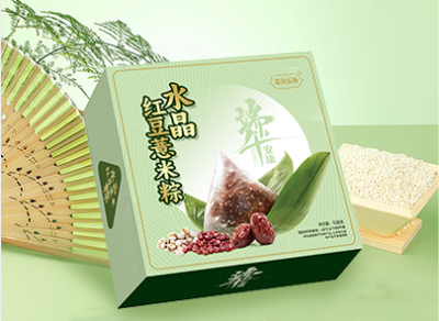 水晶红豆薏米粽